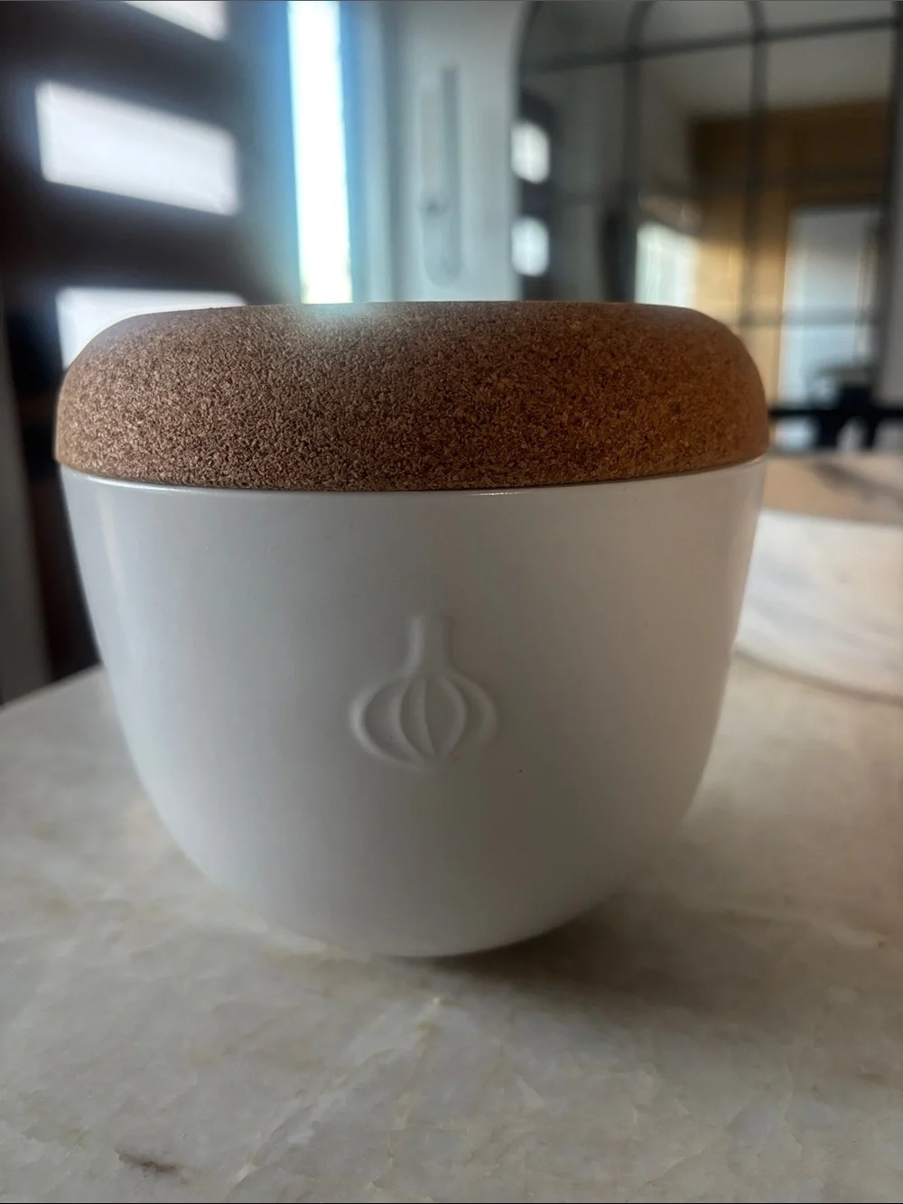Emile Henry French Ceramic Garlic Pot
